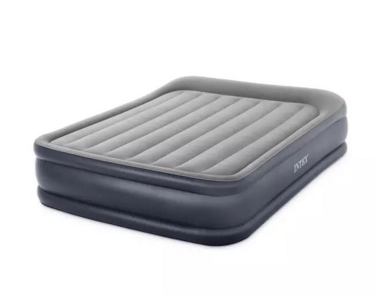 LUFTBETT Grau  - Grau, Basics, Kunststoff (203/152/42cm)