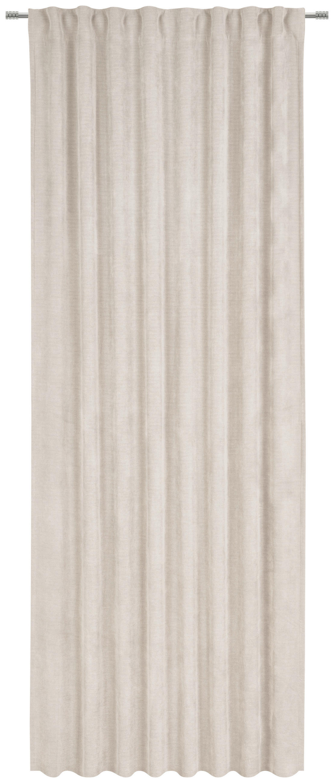 FERTIGVORHANG  black-out (lichtundurchlässig)   135/245 cm  - Taupe, Basics, Textil (135/245cm) - Dieter Knoll