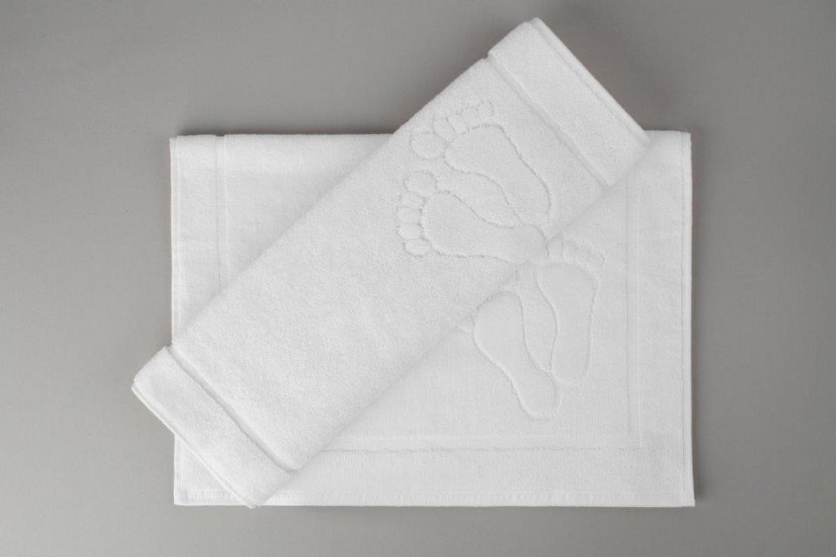 KUPATILSKA PROSTIRKA Bathmat  bela 50/70 cm  - bela, Osnovno, tekstil (50/70cm) - Boxxx