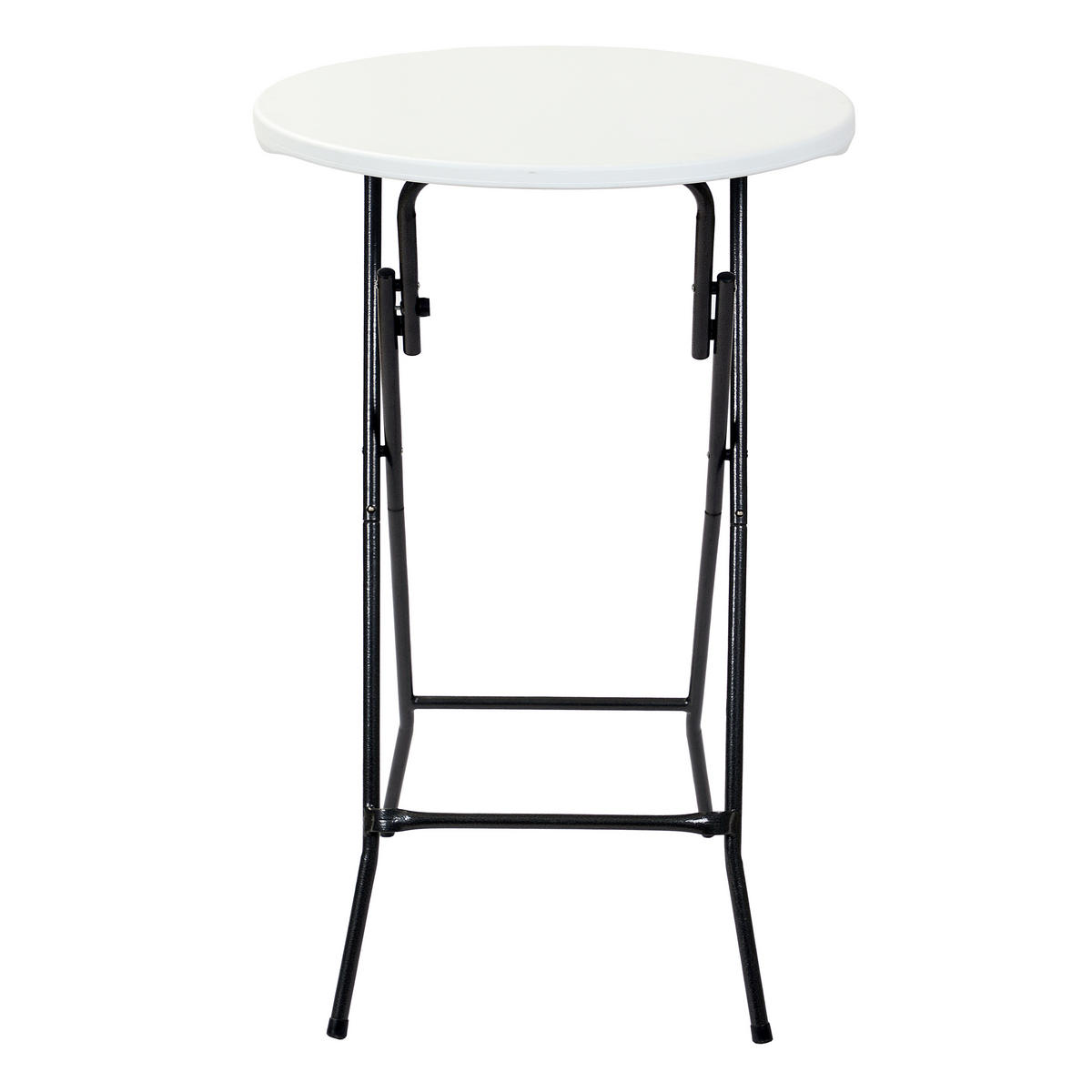 STEHTISCH Schwarz, Weiß  - Schwarz/Weiß, Basics, Kunststoff/Metall (60/60/107cm) - Gardenson