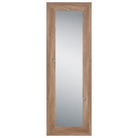 OGLEDALO ZIDNO  50/150/1,5 cm     - boje hrasta, Moderno, staklo/drvni materijal (50/150/1,5cm)