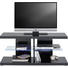 TV-ELEMENT Schwarz - Schwarz/Grau, Design, Glas/Kunststoff (120/52/40cm) TV-ELEMENT Schwarz - Schwarz/Grau, Design, Glas/Kunststoff (120/52/40cm)