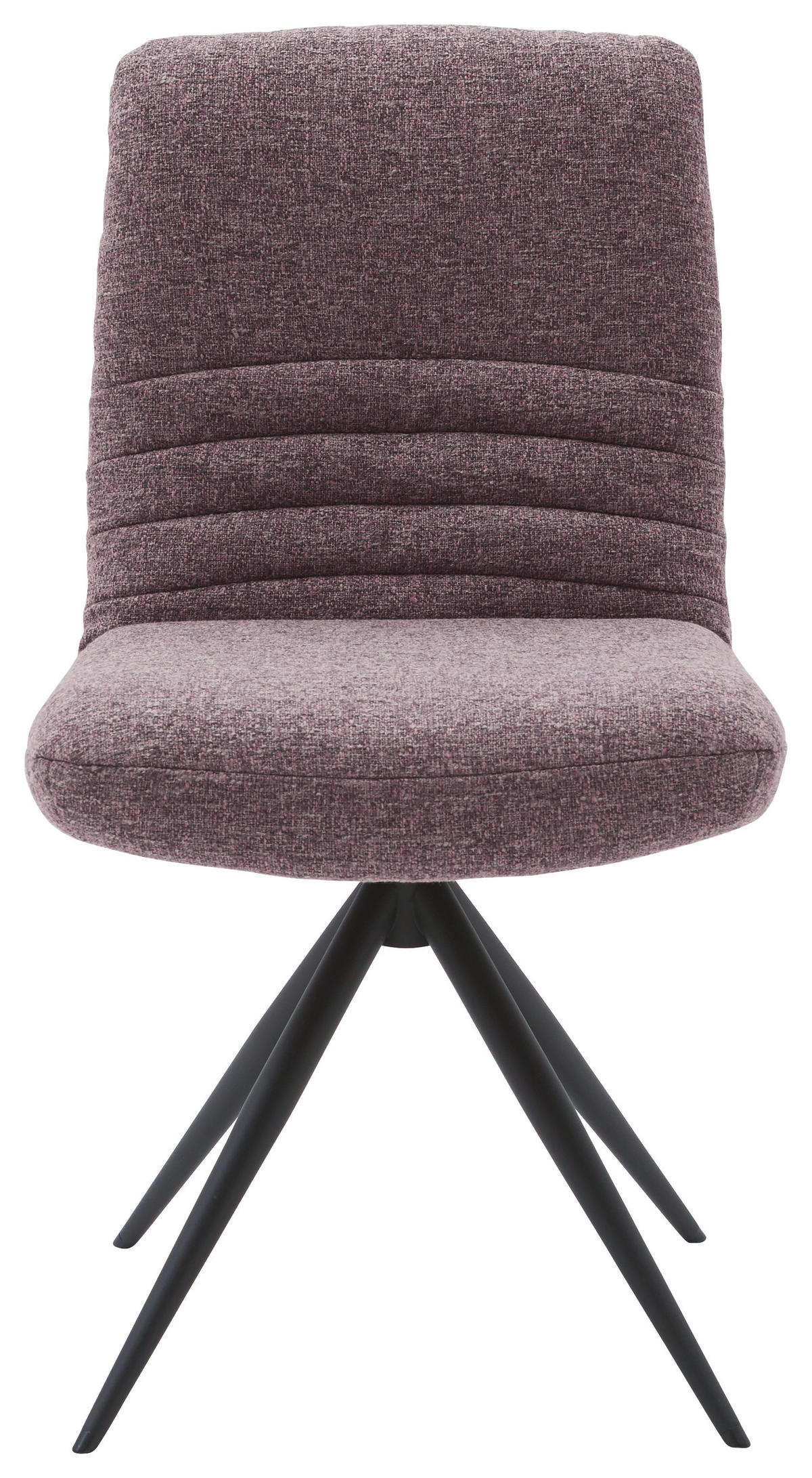 STUHL - Rotbraun/Weinrot, Design, Textil/Metall (50/93/69cm) - Dieter Knoll