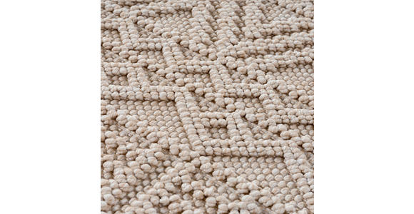 FLACHWEBETEPPICH 60/110 cm HELIX Beige  - Beige, Basics, Kunststoff/Textil (60/110cm) - Novel