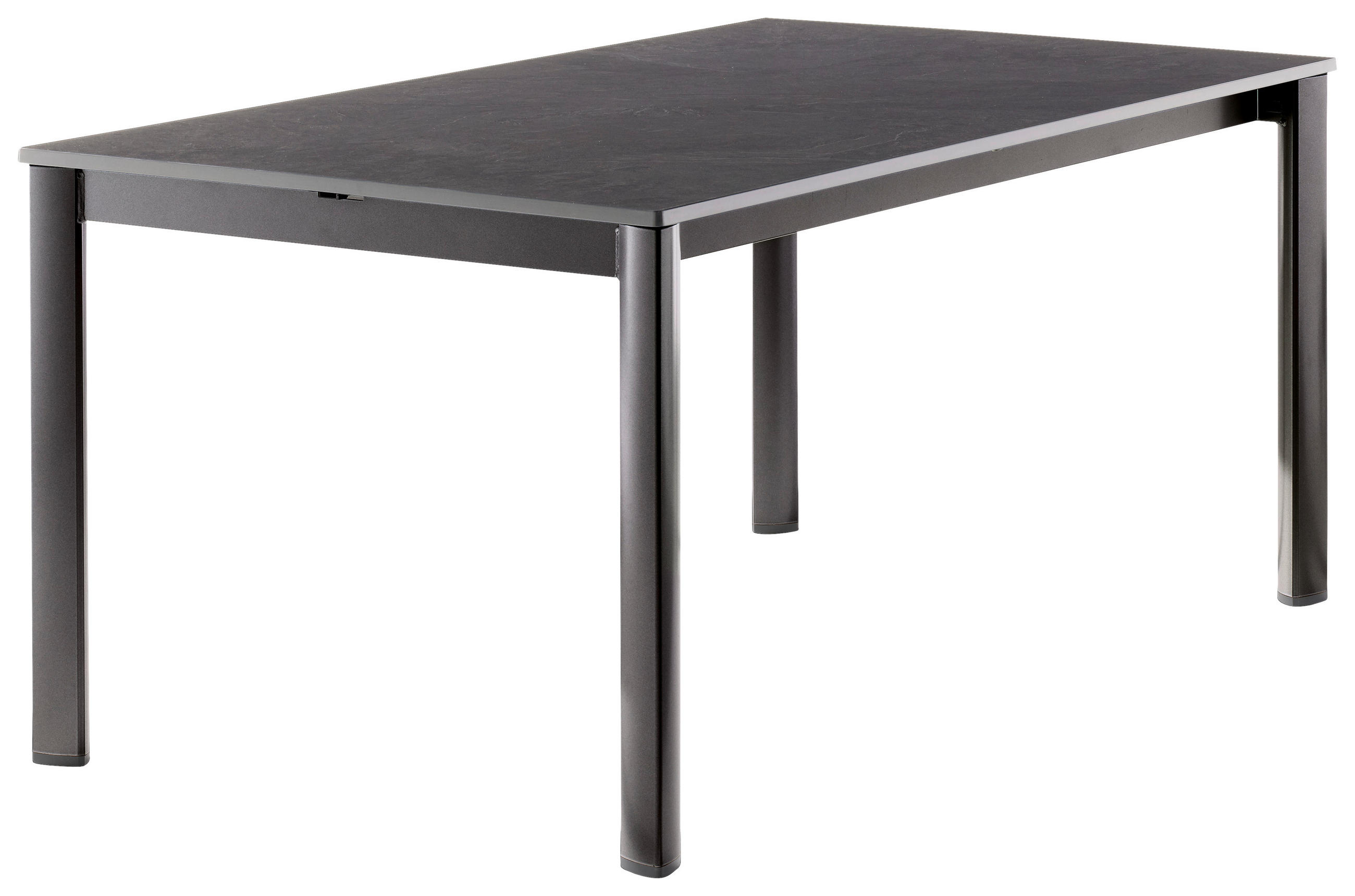 GARTENTISCH 165-285/95/75 cm Metall, Kunststoff rechteckig  - Anthrazit/Grau, Basics, Kunststoff/Metall (165-285/95/75cm) - Sieger