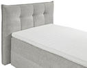 BOXBETT 120/200 cm  in Silberfarben  - Silberfarben, KONVENTIONELL, Textil (120/200cm) - Carryhome
