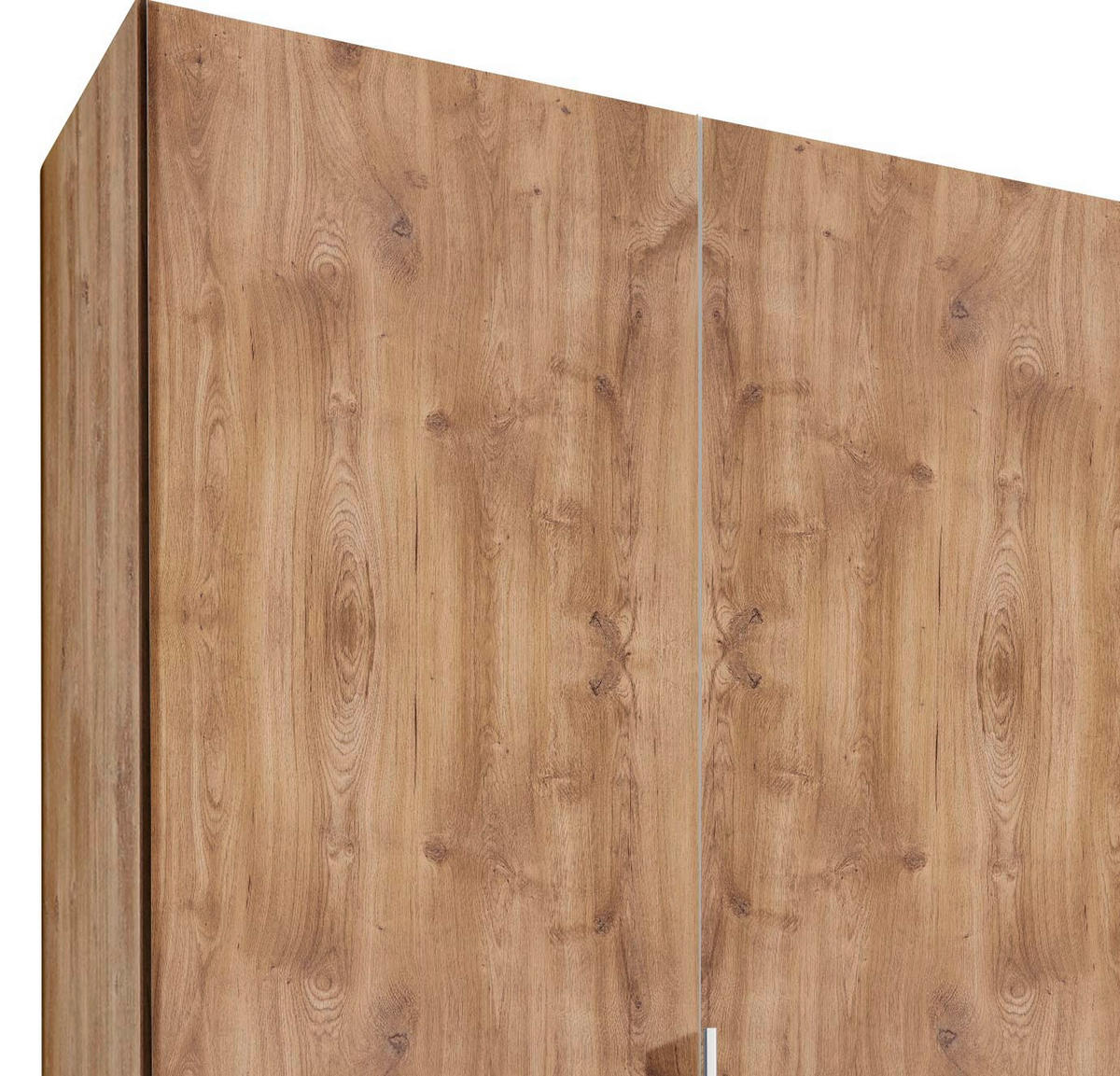 DREHTÜRENSCHRANK 300/216/58 cm 6-türig Eichefarben  - Chromfarben/Eichefarben, MODERN, Holzwerkstoff/Metall (300/216/58cm) - MID.YOU