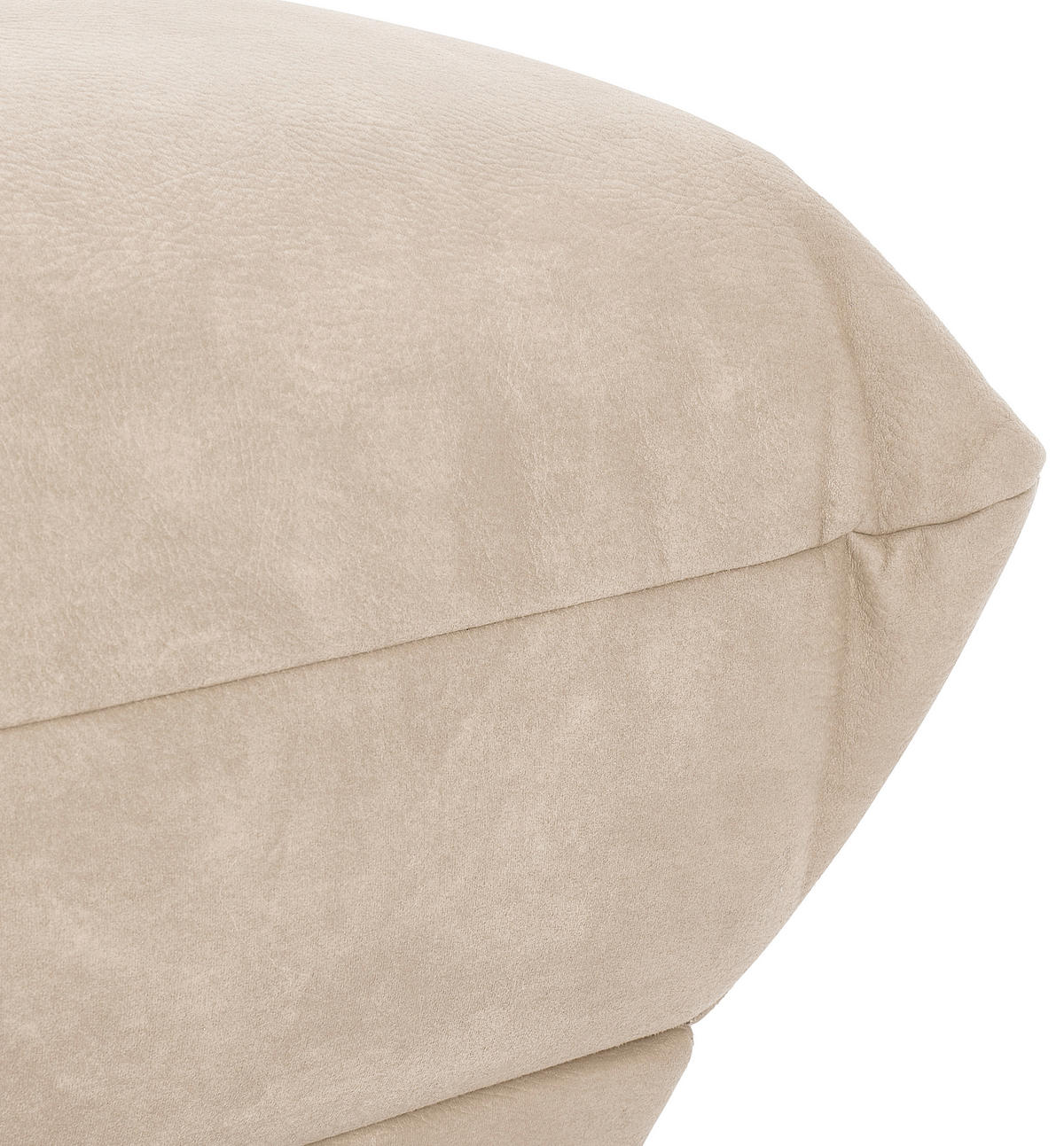 HÖRNSOFFA i läderimitation cremefärgad  - cremefärgad, Trend, textil (315/285cm) - Livetastic