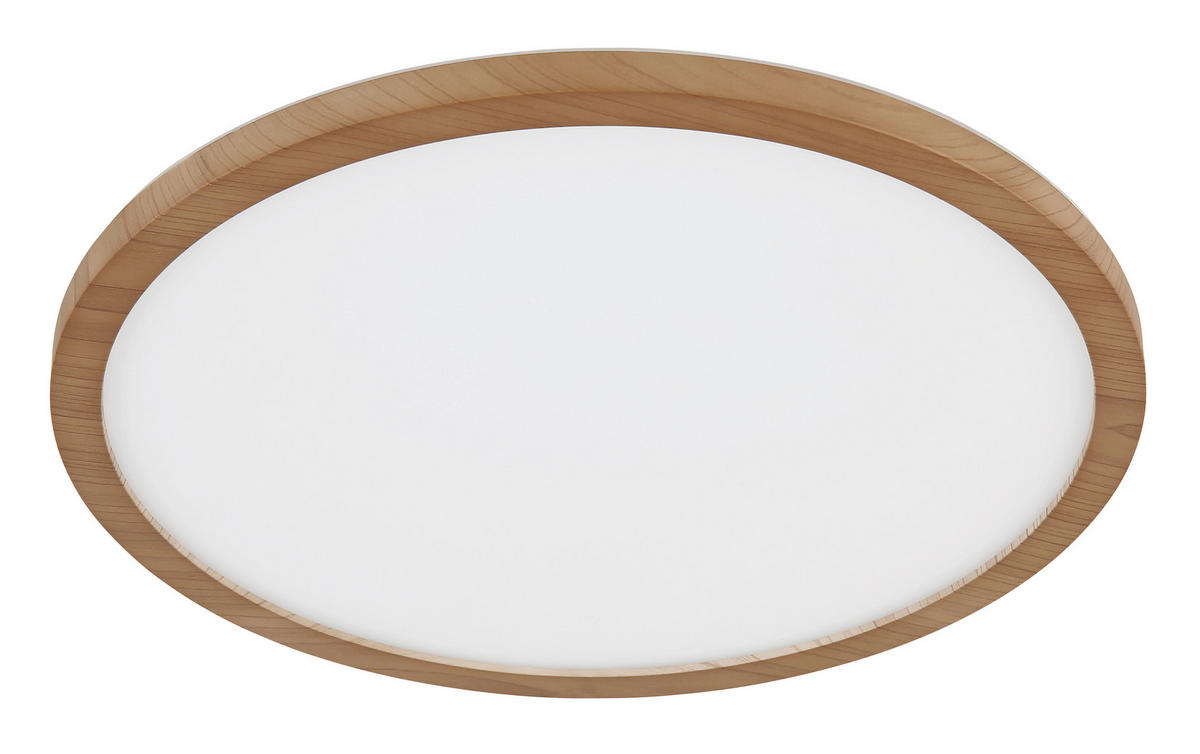 LED PLAFONJERA ZA KUPATILA - bela/opal, Prirodno, plastika (29,4/2,5cm)