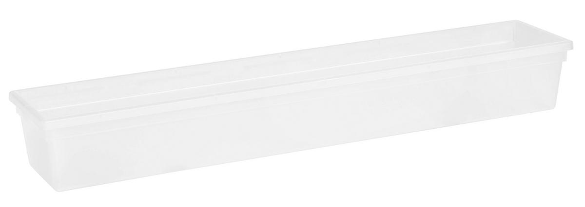 LÅDA MED FACK 38/8/5 cm   - klar, Klassisk, plast (38/8/5cm) - Rotho