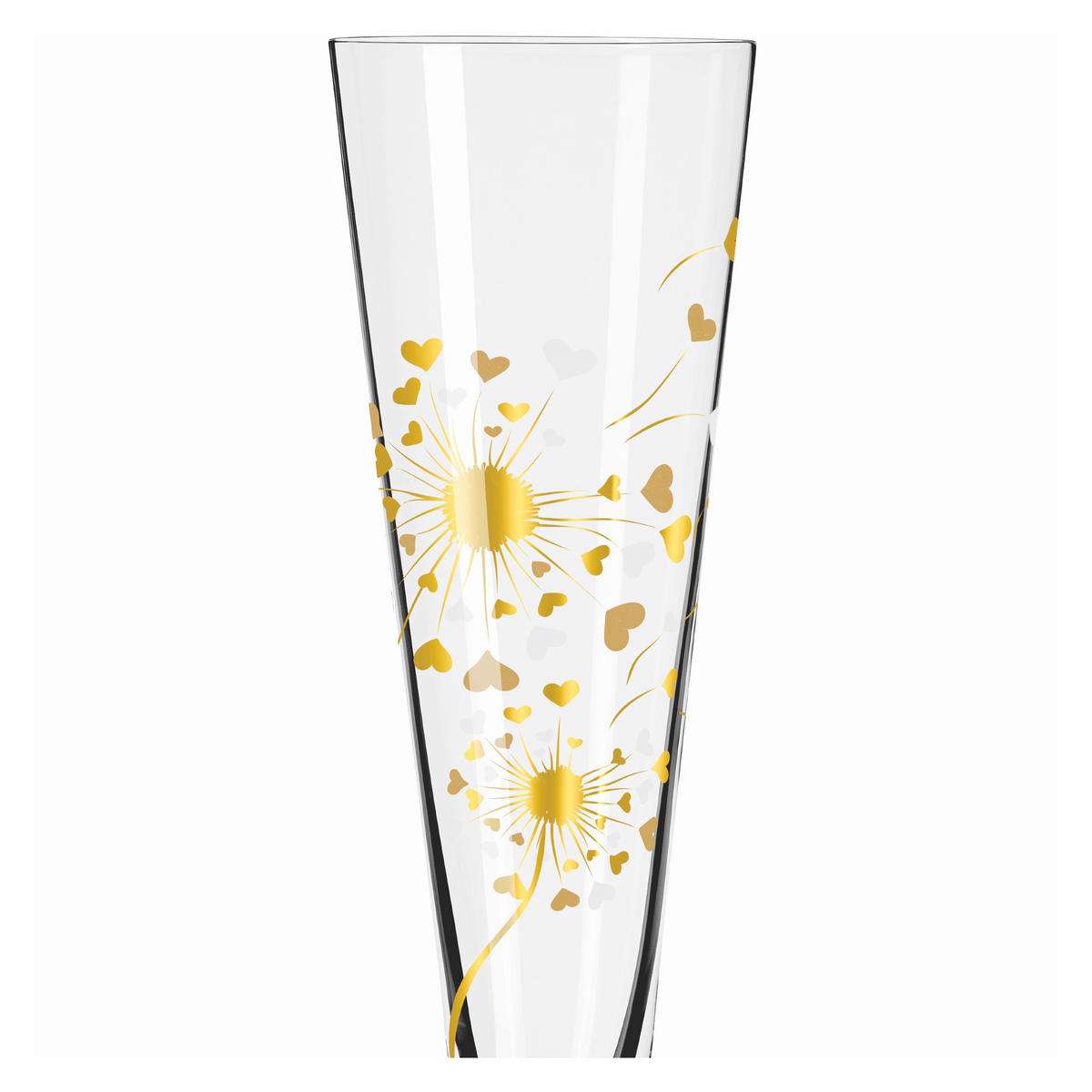 CHAMPAGNERGLAS 205 ml 2-teilig  - Platinfarben/Goldfarben, LIFESTYLE, Glas (7,2/24/7,2cm) - Ritzenhoff