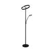 LED-STEHLEUCHTE 40/180 cm    - Schwarz, Design, Metall (40/180cm) - Trio Leuchten