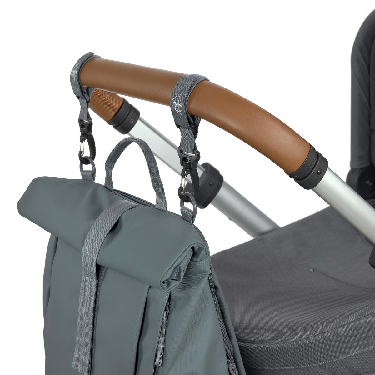 WICKELRUCKSACK  - Anthrazit, Basics, Textil (29/14,5/42cm) - Lässig