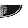 LED-DECKENLEUCHTE 50/20 cm   - Schwarz, LIFESTYLE, Glas/Kunststoff (50/20cm) - Novel