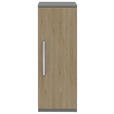 AKTENSCHRANK Grau, Eichefarben  - Eichefarben/Grau, KONVENTIONELL, Holzwerkstoff (40/111,7/43cm) - Moderano