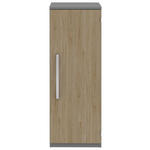 AKTENSCHRANK Grau, Eichefarben  - Eichefarben/Grau, KONVENTIONELL, Holzwerkstoff (40/111,7/43cm) - Moderano