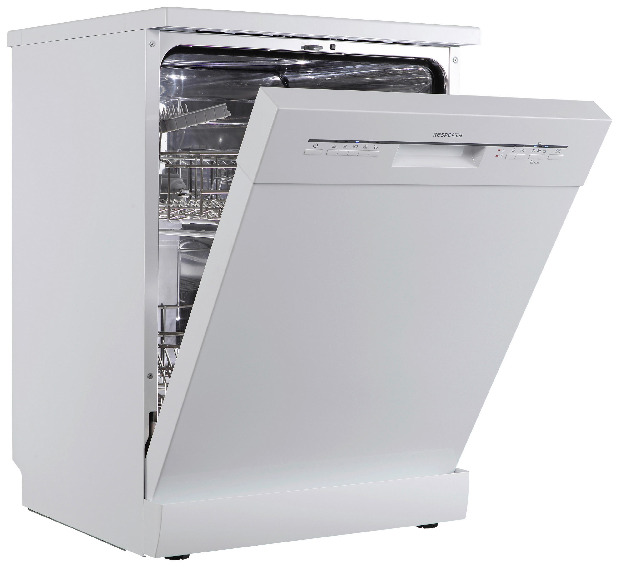 GESCHIRRSPÜLER GSPS60W-12  - Weiß, Basics, Kunststoff/Metall (59,8/84,5/60cm) - Respekta