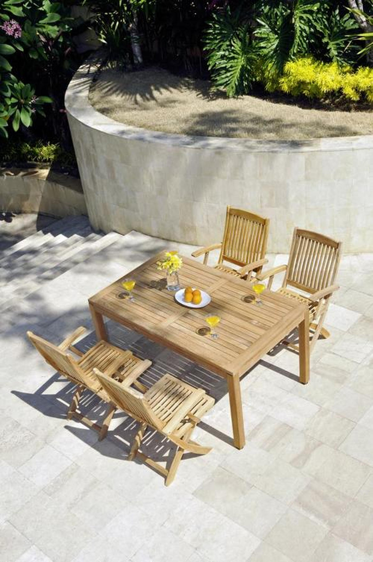 GARTENKLAPPSESSEL Teakholz Teakfarben  - Teakfarben, Basics, Holz (60/106/76cm) - Zebra 