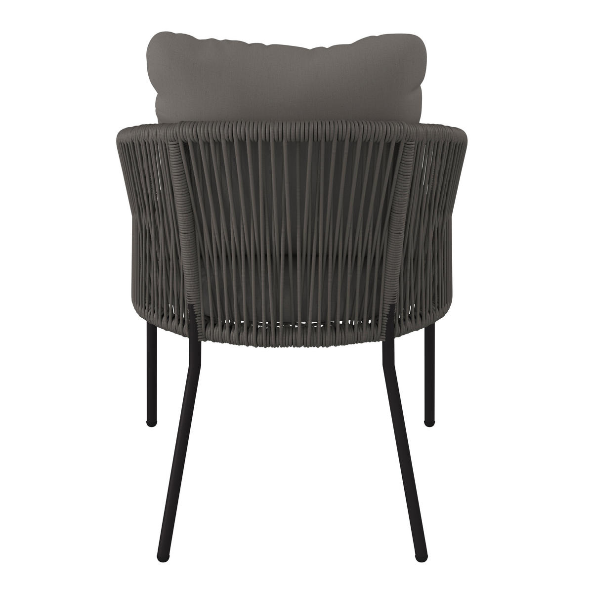 BALKONSET   - Grau, MODERN, Kunststoff/Metall (40/40/39.5cm) - Ambia Garden