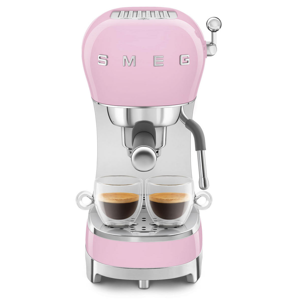ESPRESSOMASCHINE 50´s Style  - Pink, Design, Kunststoff/Metall (14,9/33/32,9cm) - SMEG