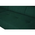 ECKSOFA in Feincord Waldgrün  205/280 cm  - Waldgrün/Schwarz, Design, Textil/Metall (205/280cm) - Xora