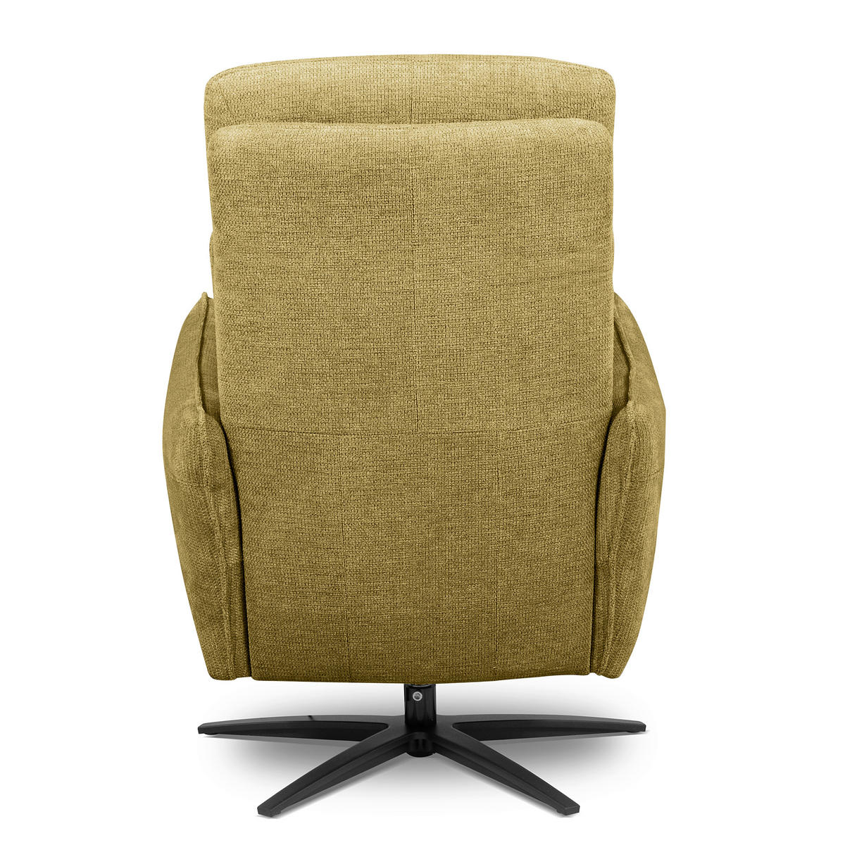 RELAXSESSEL in Textil Hellgrün  - Schwarz/Hellgrün, Design, Textil/Metall (77/107/88cm) - Livetastic