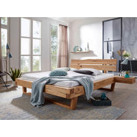 BALKENBETT 200/200 cm,  in Wildeiche,  - Wildeiche, MODERN, Holz (200/200cm) - Livetastic