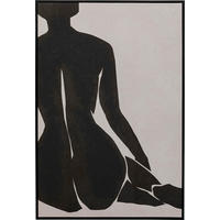 BILD Frauen  - Creme/Schwarz, Design, Holz/Kunststoff (73/113/4cm) - Kare-Design