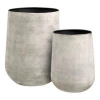 BODENVASE Hou Decorative Pot 38,50 cm  - Greige, Basics, Metall (30/35/38,5/48cm)