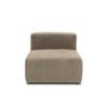 SOFAELEMENT in Cord, Mikrofaser Schlammfarben  - Schlammfarben/Schwarz, Design, Kunststoff/Textil (85/69/108cm) - MID.YOU