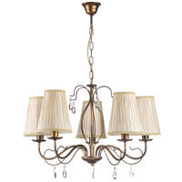 LESTENEC  DELIA   68/68/100 cm         E14 - barve konjaka, Konvencionalno, kovina/steklo (68/68/100cm)