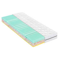 MATRAC Z PAMÄŤOVEJ PENY, 90/200 cm - biela, Konventionell, textil (90/200cm) - Swedish Line