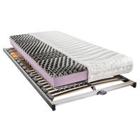 MATRATZENSET 180/200 cm  - Silberfarben, Basics, Holz (180/200cm) - Sleeptex