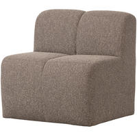 SITZBANK in Textil Braun  - Schwarz/Braun, MODERN, Kunststoff/Textil (84/83/73cm) - Livetastic