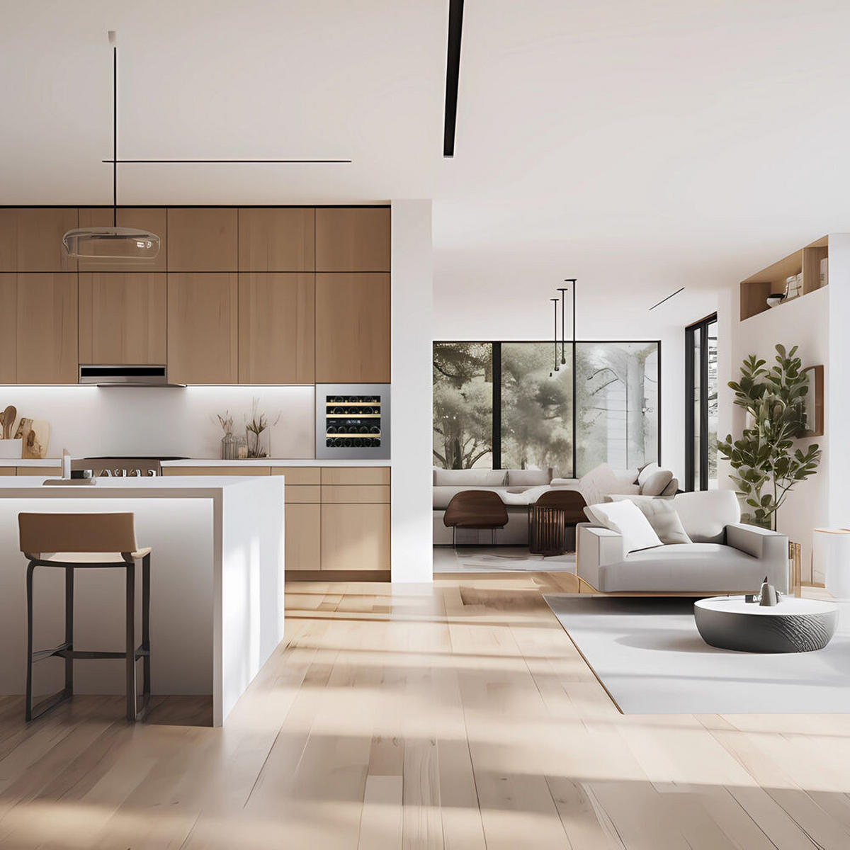 WEINKÜHLSCHRANK DVH-25.65DSS.TO  - Schwarz, Basics, Glas/Holz (59/59,6/57,1cm)