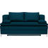 BOXSPRINGSOFA in Textil Petrol - Chromfarben/Petrol, Design, Textil/Metall (200/93/107cm) - Novel BOXSPRINGSOFA in Textil Petrol - Chromfarben/Petrol, Design, Textil/Metall (200/93/107cm) - Novel