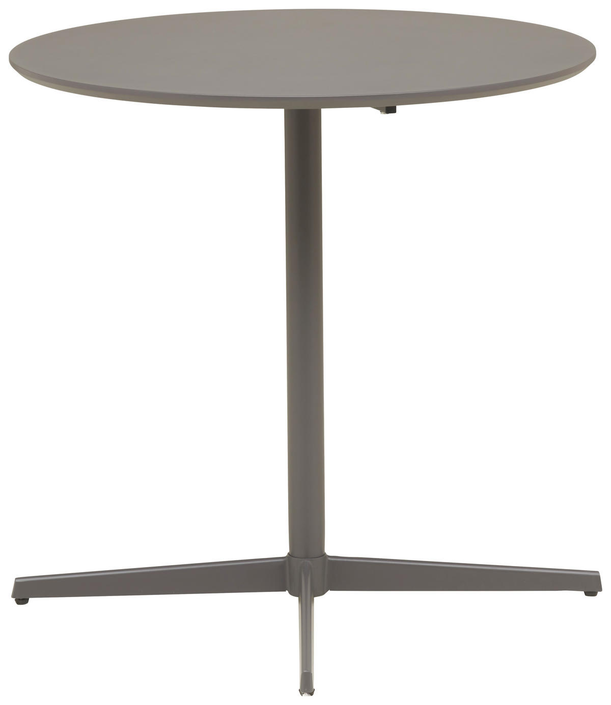 ESSTISCH in Metall, Holzwerkstoff  - Grau, KONVENTIONELL, Holzwerkstoff/Metall (80/76/80cm) - P & B