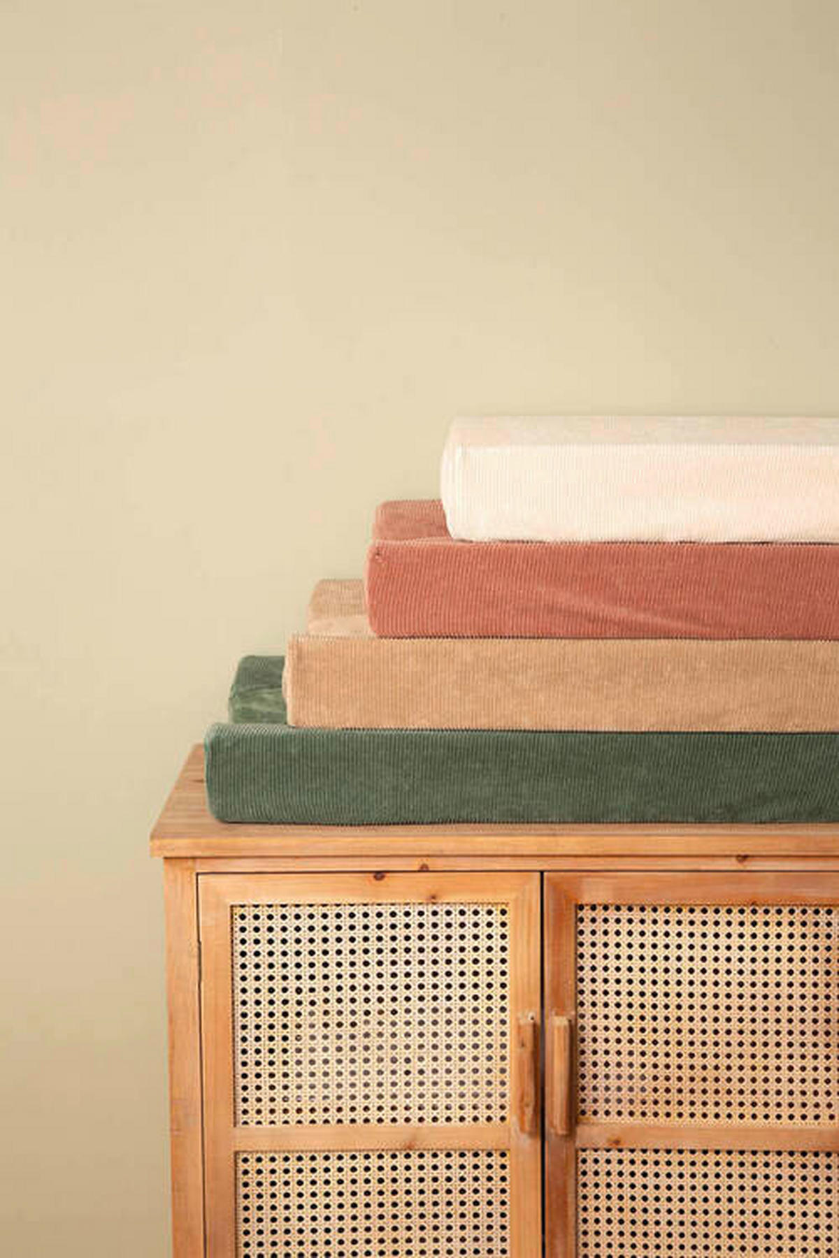 WICKELAUFLAGENBEZUG - Grau, Basics, Textil (32/20/4cm) - Witlof for Kids