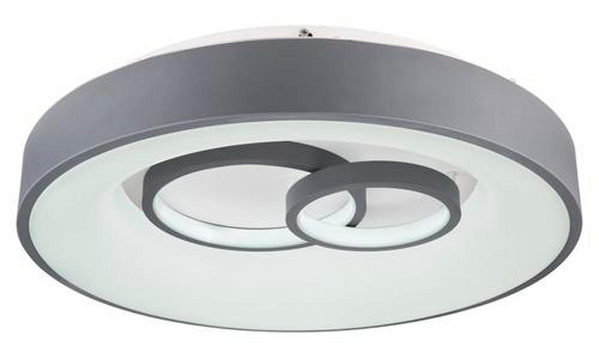 LED SVJETILJKA STROPNA Mavy  - bijela/siva, Basics, metal/plastika (48/10cm) - Globo