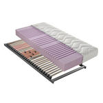 MATRATZENSET 90/200 cm  - Anthrazit/Graubraun, KONVENTIONELL, Holz/Holzwerkstoff (90/200cm) - Novel