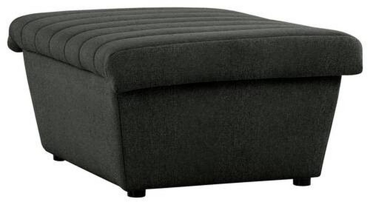 HOCKER in Textil Dunkelgrün  - Dunkelgrün/Schwarz, Design, Kunststoff/Textil (90/43/105cm) - LOOKS by W.Joop