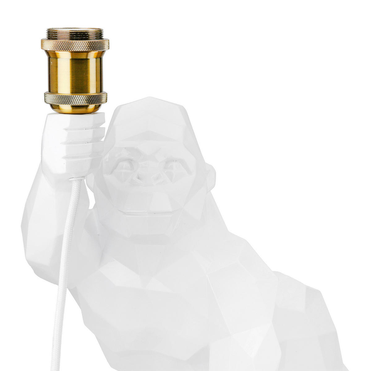 TISCHLEUCHTE - Weiss, Basics, Kunststoff (21/41/45cm)