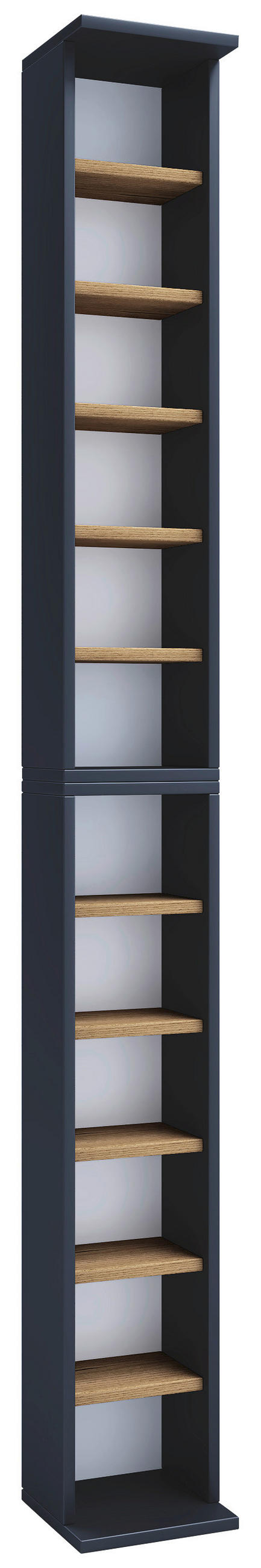 CD REGAL antracit, hrast medunac  drvni materijal   - hrast medunac/antracit, Moderno, drvni materijal (21/180/20cm) - MID.YOU