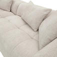 ECKSOFA in Flachgewebe Hellbraun  170/280 cm  - Hellbraun/Schwarz, KONVENTIONELL, Kunststoff/Textil (170/280cm) - Carryhome