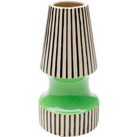 VASE 26 cm  - Schwarz/Weiß, Design, Keramik (13/26/13cm) - Kare-Design