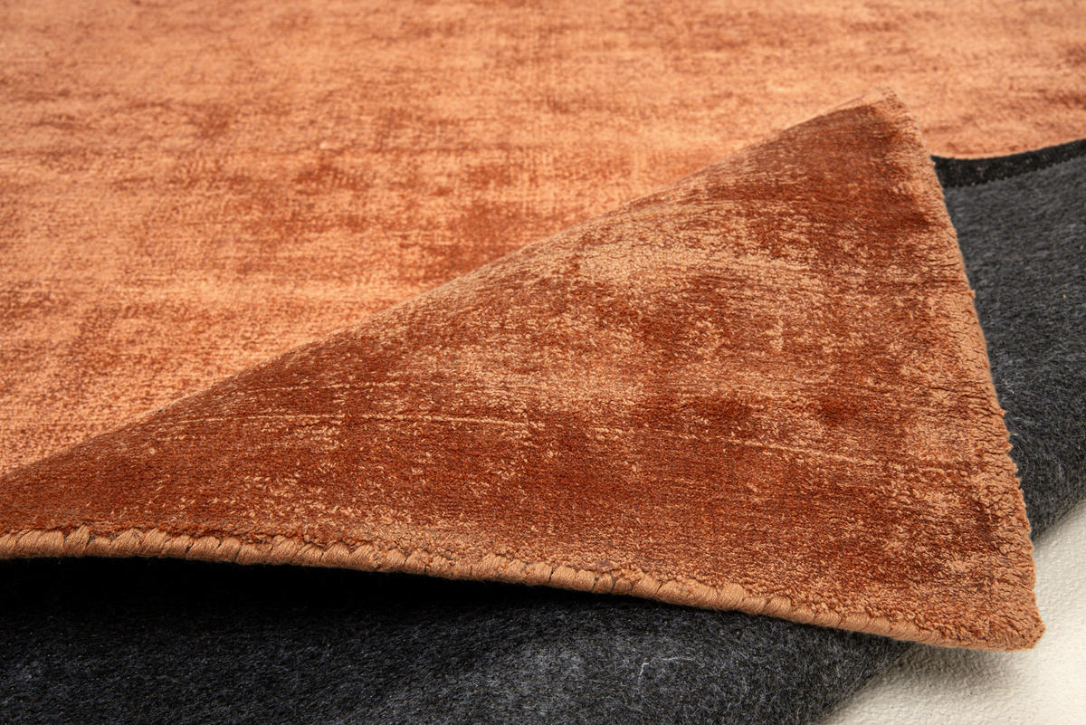 HANDWEBTEPPICH 190/290 cm Kupferfarben  - Kupferfarben, Basics, Textil (190/290cm) - Tom Tailor