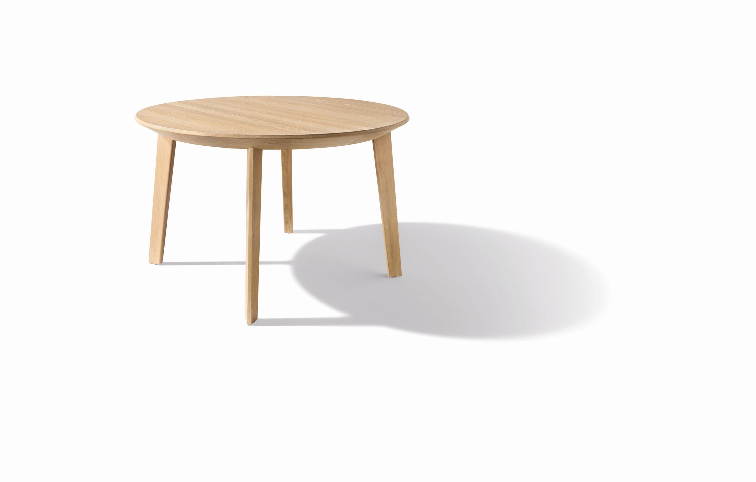 ESSTISCH in Holz 130(190)/130(190)/75 cm  - Eichefarben/Weiß, Design, Holz (130(190)/130(190)/75cm) - Team 7
