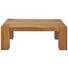 COUCHTISCH Eiche massiv rechteckig Eichefarben - Eichefarben, Basics, Holz (130/45/80cm) - LINEA NATURA