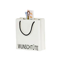 SPARDOSE  - Weiß, Basics, Keramik (13/14/5cm)