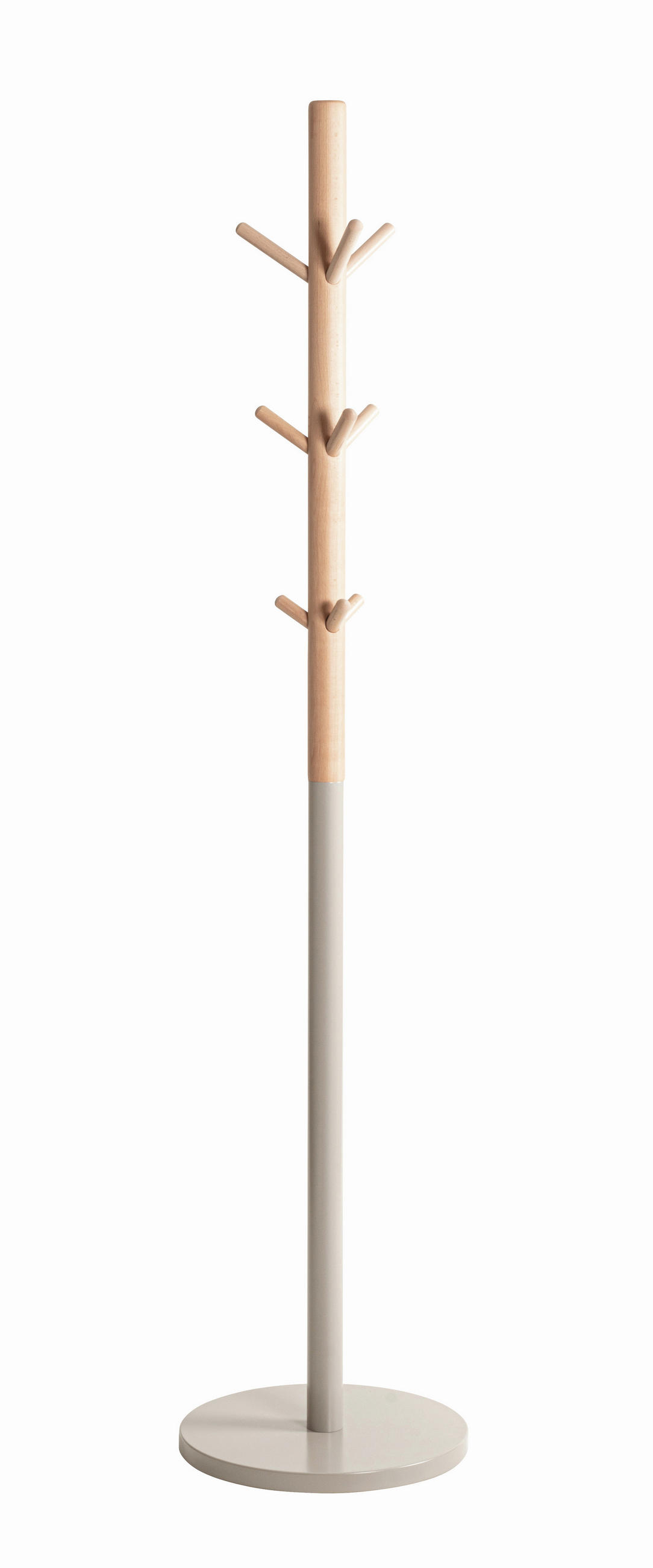 KLEIDERSTÄNDER in Buchefarben, Kaschmir 38/172/38 cm   - Kaschmir/Buchefarben, Design, Holz/Metall (38/172/38cm)